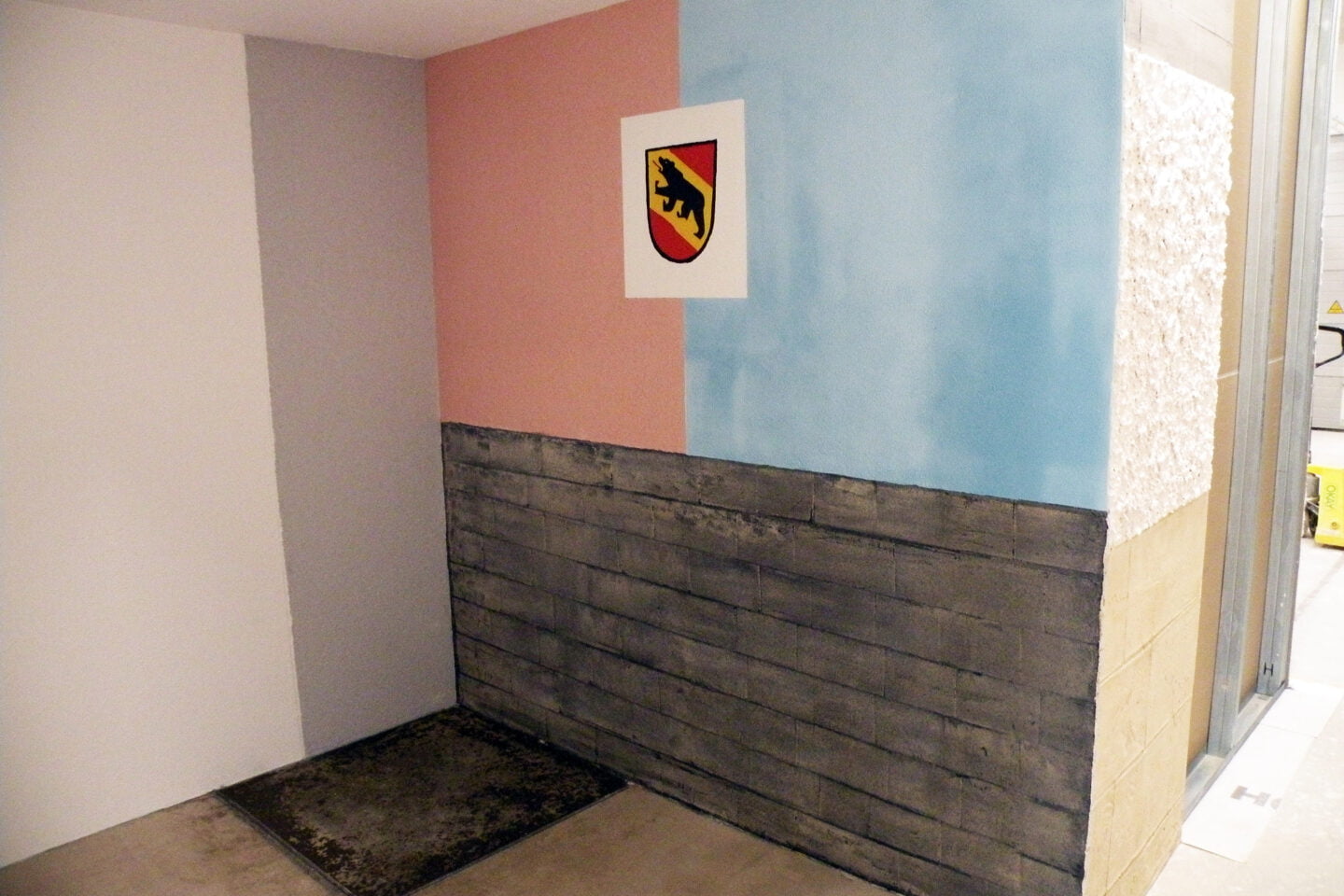 Abwechslungsreiche Mauer