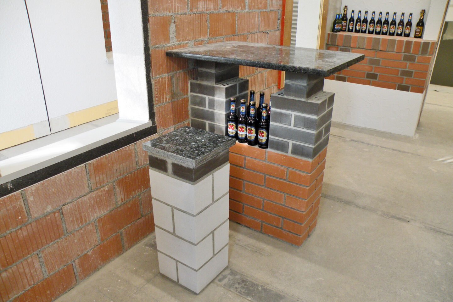 Gemauerte Bar