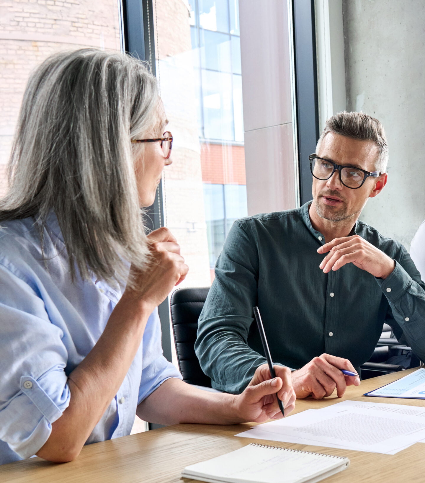 Diskussion in einer Fachgruppe des Berner Baumeisterverbands